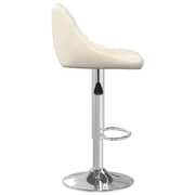 Vidaxl Bar Stool 2 Pcs Cream Velvet Vidaxl Bar Stool 2 Pcs Cream Velvet