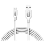 Anker Powerline+ Micro USB Power Cable 3m White For Samsung Phones - ANA8144H21