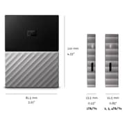 Western Digital My Passport Ultra Metal Portable External Hard Drive USB 3.0 1TB  Black/Grey WDBTLG0010BGYWESN