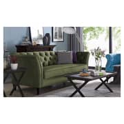 Gilmore Chesterfield Sofa in Green Color