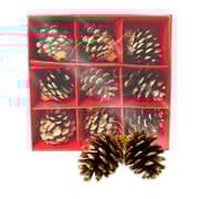 Christmas Magic Pine Cone Natural 4.5cm 9pc Christmas Magic Pine Cone Natural 4.5cm 9pc