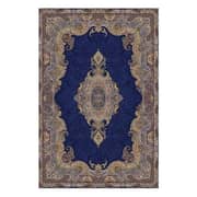 Qum Collection Classic Design Carpet Navy/Blue