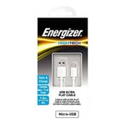 Energizer Micro USB Cable 1.2m White