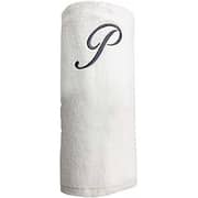 Personalized For You Cotton White P Embroidery Bath Towel 70*140 cm Personalized For You Cotton White P Embroidery Bath Towel 70*140 cm