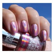 Layla Hologram effect Nail Polish Retro Pink 003