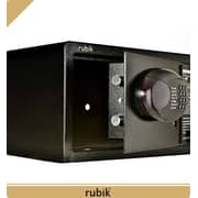 Safe Box For Home And Hotels With Lcd Auto Digital Panel And Key (42x20x37cm) Black