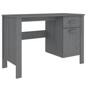 vidaXL Desk HAMAR Dark Grey 113x50x75 cm Solid Wood Pine vidaXL Desk HAMAR Dark Grey 113x50x75 cm Solid Wood Pine