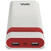 We Power Bank 16000mAh 2 USB White/Red