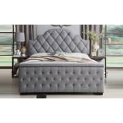 Footboard Storage Bed Super King without Mattress Charcoal Grey