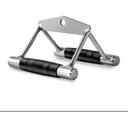 ULTIMAX V-Handle with Rotation and Rubber Cable Machine Attachment Exercise Handle, Rowing Machine Handle Set Pull Down Exercise Handles