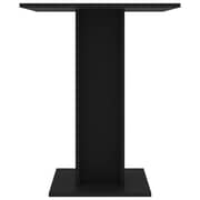 Vidaxl Bistro Table Black 60x60x75 Cm Chipboard
