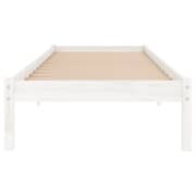 Vidaxl Bed Frame White Solid Wood Pine 90x200 Cm Vidaxl Bed Frame White Solid Wood Pine 90x200 Cm