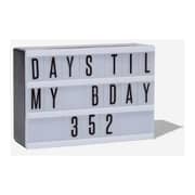 TYPO Micro Light Box Black Rectangle