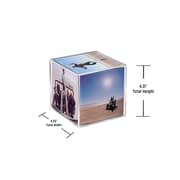 Malden International Designs Acrylic Photo Cube, 6 Option, 6-4X4, Clear Malden International Designs Acrylic Photo Cube, 6 Option, 6-4X4, Clear