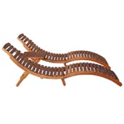 vidaXL 3 Piece Sunlounger with Tea Table Solid Acacia Wood vidaXL 3 Piece Sunlounger with Tea Table Solid Acacia Wood