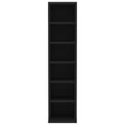 Vidaxl Cd Cabinet Black 21x20x88 Cm Engineered Wood Vidaxl Cd Cabinet Black 21x20x88 Cm Engineered Wood