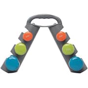 ULTIMAX Dumbbells Weights Exercise & Fitness Dumbbells Fixed Weight Dumbbell Set, 7 kgs