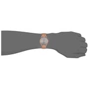 Omax Dome Series Rose Gold Mesh Analog Watch For Men DCD003R98I