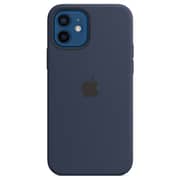 Apple iPhone 12 | 12 Pro Silicone Case with MagSafe - Deep Navy Apple iPhone 12 | 12 Pro Silicone Case with MagSafe - Deep Navy