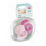 Lovi Dynamic Soother Silicone 6-18M 2pcs Folky Girl Lovi Dynamic Soother Silicone 6-18M 2pcs Folky Girl