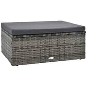 Vidaxl 5 Piece Garden Lounge Set With Cushions Poly Rattan Grey