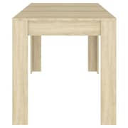 Vidaxl Dining Table Sonoma Oak 140x74.5x76 Cm Engineered Wood Vidaxl Dining Table Sonoma Oak 140x74.5x76 Cm Engineered Wood