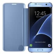 Samsung Clear View Cover Blue For Galaxy S7 Edge - EF-ZG935CLEGAE
