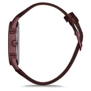 Omax Classic Series Brown Leather Analog Watch For Men JD01F55I