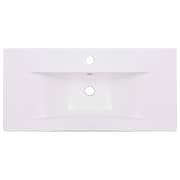 vidaXL Built-in Basin 81x39.5x18.5 cm Ceramic White vidaXL Built-in Basin 81x39.5x18.5 cm Ceramic White