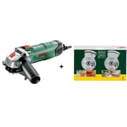 Bosch Pws 700-115 Grinder + Twin Pack Diamond Disc Bundle Bosch Pws 700-115 Grinder + Twin Pack Diamond Disc Bundle