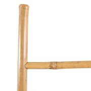 vidaXL Towel Ladder with 5 Rungs Bamboo 150 cm