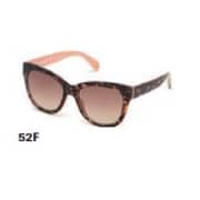 Skechers Havana Plastic Non-Polarized Women Sunglasses SE605652F54