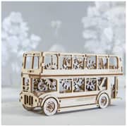 Wooden City London Bus 3D Mechanical Model