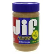 Jif Crunchy Peanut Butter 16oz Jif Crunchy Peanut Butter 16oz