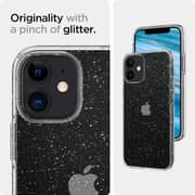 Spigen Liquid Crystal Glitter Designed For iPhone 12 Pro Mini Case/Cover Crystal Quartz