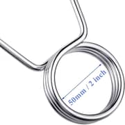 ULTIMAX 2 Pieces Dumbbell Spring Clips, Olympic Barbell Clamps Locking Collars Clips for Weightlifting Exercise Fitness Training Supplies-2 Inch