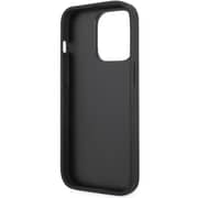 Ferrari Leather Case Black With Hot Stamped Sides iPhone 14 Pro Max