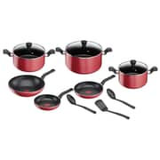 Tefal Super Cook Non Stick W/Thermo-Spot 12 Pcs Cooking Set Red B243SC85 Tefal Super Cook Non Stick W/Thermo-Spot 12 Pcs Cooking Set Red B243SC85