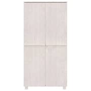 vidaXL Wardrobe HAMAR White 89x50x180 cm Solid Wood Pine vidaXL Wardrobe HAMAR White 89x50x180 cm Solid Wood Pine