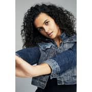 Cotton On Girlfriend Denim Jacket Blue Size 10