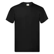 Fruit Of The Loom Original T-Shirt Black Small Fruit Of The Loom Original T-Shirt Black Small