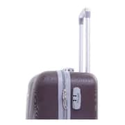 Para John ABS Luggage Travel Trolley With 4 Wheels 3pcs Set Coffee