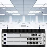 Ubiquiti Unifi USW 16 Port Power-over-Ethernet PoE Switch 1.3 inch LCM Color Touchscreen White