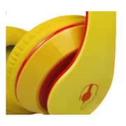 Senmai SMIV185 Wired Stereo Headphones Yellow/Red Senmai SMIV185 Wired Stereo Headphones Yellow/Red