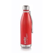 Cello Scout Vacuum Insulated Water Bottle, Red, 750 ml, Stainless Steel