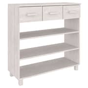 vidaXL Console Table HAMAR White 90x35x90 cm Solid Wood Pine vidaXL Console Table HAMAR White 90x35x90 cm Solid Wood Pine