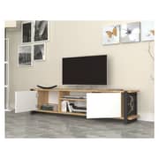 MONAS TV Unit White/Oak 35x160x38