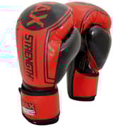 Max Strength Boxing Gloves Muay Thai Red/Black 10oz