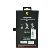 Ferrari Gradient Pc/Tpu Case With Allover Scuderia & Dyed Bumper For Iphone 14 Pro Red