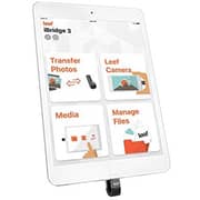 Leef LIB300KK064E1 IBridge MFI Mobile Memory Flash Drive White 64GB